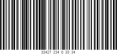 Código de barras (EAN, GTIN, SKU, ISBN): '33427_234_0_33/34'