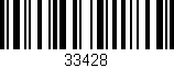 Código de barras (EAN, GTIN, SKU, ISBN): '33428'
