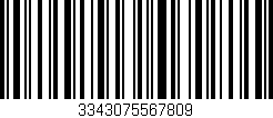 Código de barras (EAN, GTIN, SKU, ISBN): '3343075567809'