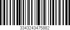 Código de barras (EAN, GTIN, SKU, ISBN): '3343243475882'