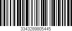 Código de barras (EAN, GTIN, SKU, ISBN): '3343289805445'