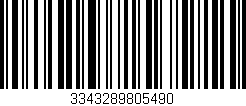 Código de barras (EAN, GTIN, SKU, ISBN): '3343289805490'