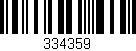 Código de barras (EAN, GTIN, SKU, ISBN): '334359'