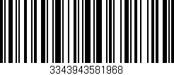 Código de barras (EAN, GTIN, SKU, ISBN): '3343943581968'