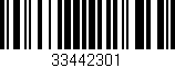 Código de barras (EAN, GTIN, SKU, ISBN): '33442301'