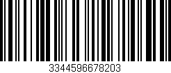 Código de barras (EAN, GTIN, SKU, ISBN): '3344596678203'