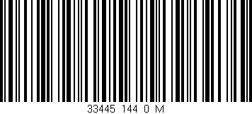 Código de barras (EAN, GTIN, SKU, ISBN): '33445_144_0_M'