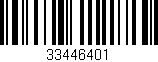 Código de barras (EAN, GTIN, SKU, ISBN): '33446401'