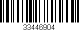 Código de barras (EAN, GTIN, SKU, ISBN): '33446904'