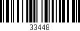 Código de barras (EAN, GTIN, SKU, ISBN): '33448'