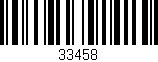 Código de barras (EAN, GTIN, SKU, ISBN): '33458'