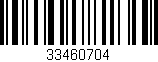 Código de barras (EAN, GTIN, SKU, ISBN): '33460704'