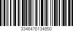 Código de barras (EAN, GTIN, SKU, ISBN): '3346470134850'
