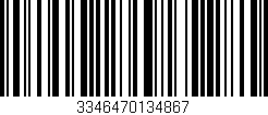 Código de barras (EAN, GTIN, SKU, ISBN): '3346470134867'