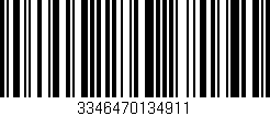 Código de barras (EAN, GTIN, SKU, ISBN): '3346470134911'