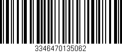 Código de barras (EAN, GTIN, SKU, ISBN): '3346470135062'