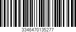 Código de barras (EAN, GTIN, SKU, ISBN): '3346470135277'