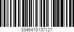 Código de barras (EAN, GTIN, SKU, ISBN): '3346470137127'