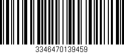 Código de barras (EAN, GTIN, SKU, ISBN): '3346470139459'