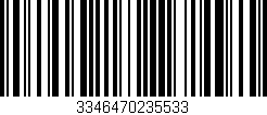 Código de barras (EAN, GTIN, SKU, ISBN): '3346470235533'