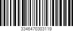 Código de barras (EAN, GTIN, SKU, ISBN): '3346470303119'