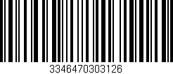 Código de barras (EAN, GTIN, SKU, ISBN): '3346470303126'