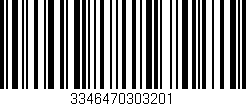 Código de barras (EAN, GTIN, SKU, ISBN): '3346470303201'