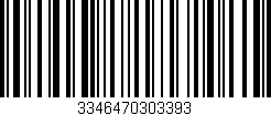Código de barras (EAN, GTIN, SKU, ISBN): '3346470303393'