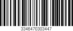 Código de barras (EAN, GTIN, SKU, ISBN): '3346470303447'