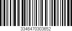 Código de barras (EAN, GTIN, SKU, ISBN): '3346470303652'