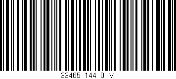 Código de barras (EAN, GTIN, SKU, ISBN): '33465_144_0_M'