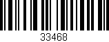 Código de barras (EAN, GTIN, SKU, ISBN): '33468'
