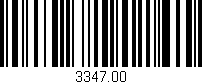 Código de barras (EAN, GTIN, SKU, ISBN): '3347.00'