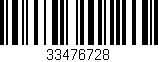 Código de barras (EAN, GTIN, SKU, ISBN): '33476728'