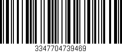 Código de barras (EAN, GTIN, SKU, ISBN): '3347704739469'