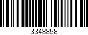 Código de barras (EAN, GTIN, SKU, ISBN): '3348898'
