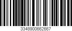 Código de barras (EAN, GTIN, SKU, ISBN): '3348900662667'