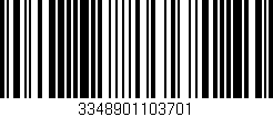 Código de barras (EAN, GTIN, SKU, ISBN): '3348901103701'