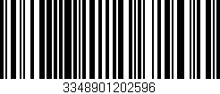 Código de barras (EAN, GTIN, SKU, ISBN): '3348901202596'