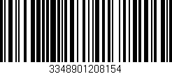 Código de barras (EAN, GTIN, SKU, ISBN): '3348901208154'