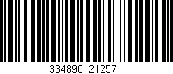 Código de barras (EAN, GTIN, SKU, ISBN): '3348901212571'