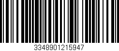 Código de barras (EAN, GTIN, SKU, ISBN): '3348901215947'