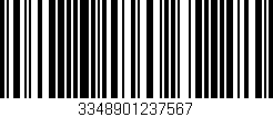 Código de barras (EAN, GTIN, SKU, ISBN): '3348901237567'