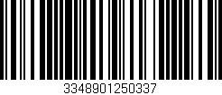 Código de barras (EAN, GTIN, SKU, ISBN): '3348901250337'