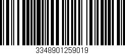 Código de barras (EAN, GTIN, SKU, ISBN): '3348901259019'