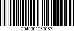 Código de barras (EAN, GTIN, SKU, ISBN): '3348901259057'