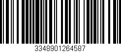 Código de barras (EAN, GTIN, SKU, ISBN): '3348901264587'
