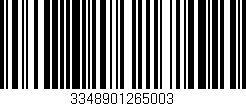Código de barras (EAN, GTIN, SKU, ISBN): '3348901265003'