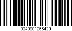 Código de barras (EAN, GTIN, SKU, ISBN): '3348901265423'