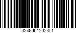 Código de barras (EAN, GTIN, SKU, ISBN): '3348901292801'
